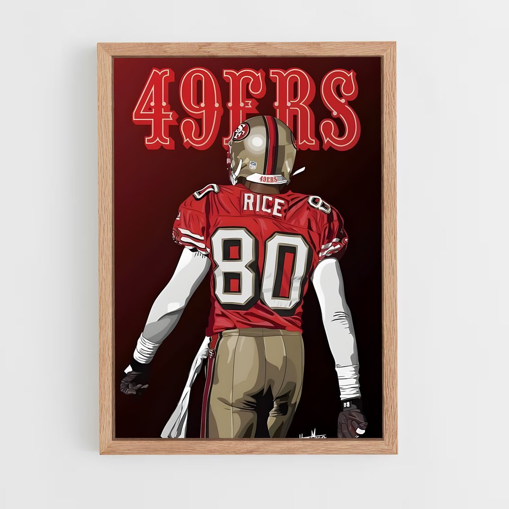 Poster Jerry rice (vue 4)